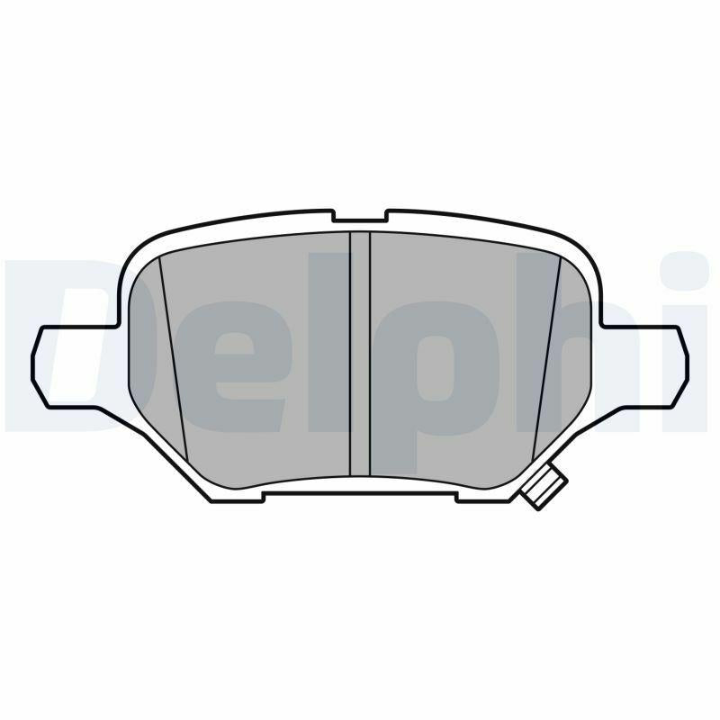 delphi lp3611 brake pads for rear mokka, brake pads dimensions for delphi lp3611, low-metallic brake pads for mokka DELPHI LP3611 Brake Pads - Rear for Mokka / Mokka X 2013 | Low-Metallic Design DELPHI LP3611 Brake Pads for Mokka - Rear Replacement delphi, brake-pads, mokka-accessories, rear-brake-replacement, low-metallic, braking-system, car-parts, auto-repair, mechanics-tools, ai-generated