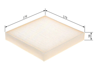 Bosch 1987435134 Cabin Air Filter Kia Picanto 2017->