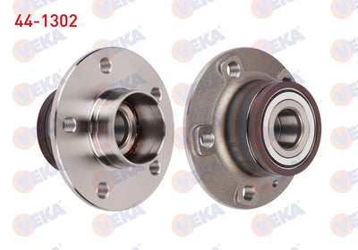 Veka 44-1302 Wheel Hub Left-Right Rear with Bearing Audi A4 (8K5 — Hub Assemblies
