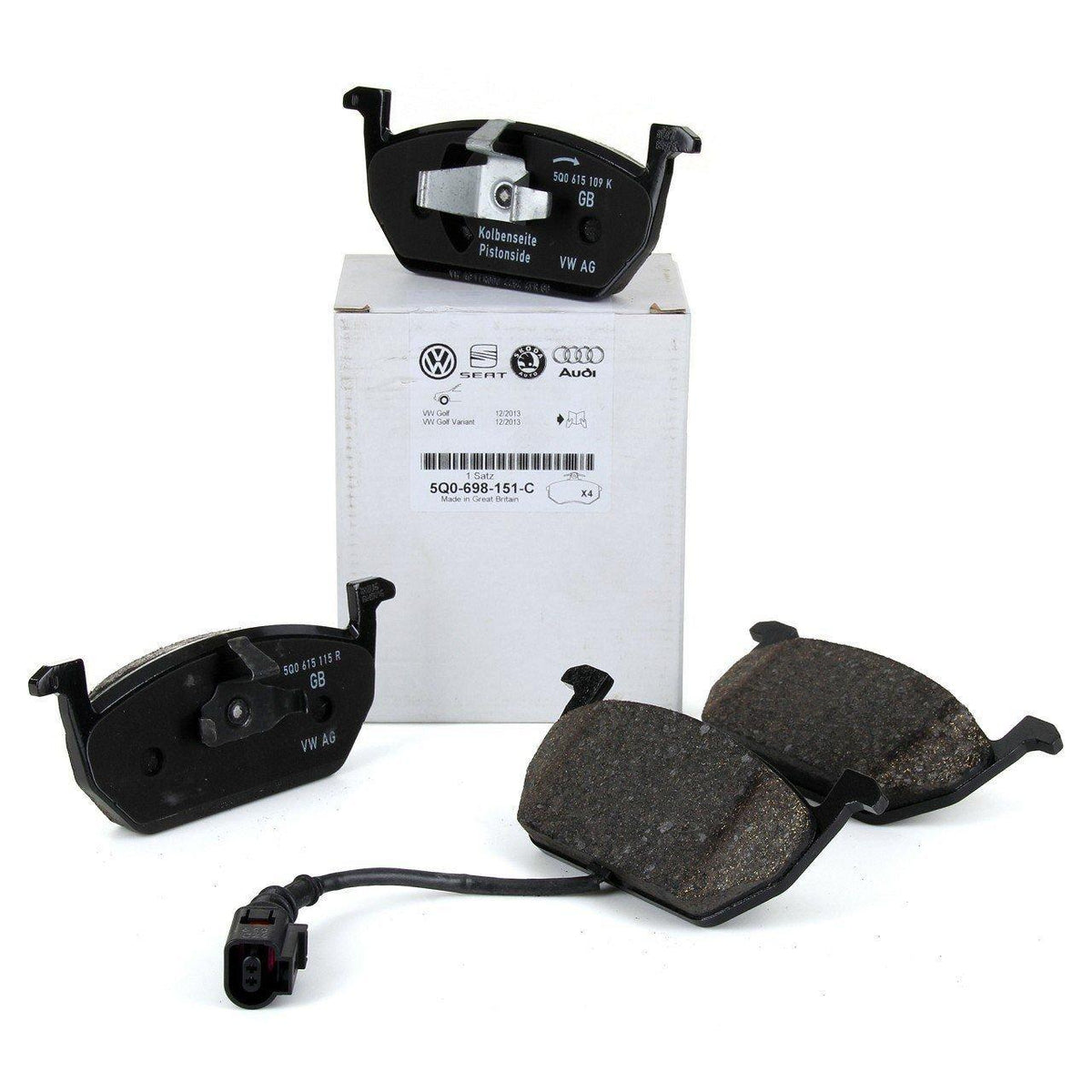 VAG Seat Leon 2013 Model Front Brake Pad Set — Brake Pads
