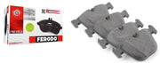 front view of Ferodo BMW X5 F15 rear brake pad set, packaging of Ferodo BMW X5 F15 rear brake pads Ferodo BMW X5 F15 Rear Brake Pad Set - M-Sport Type for Car Owners and BMW Enthusiasts | 4 Pads BMW X5 F15 Rear Brake Pad Set - Ferodo Quality bmw-x5, rear-brake-pads, ferodo, car-parts, braking-system, m-sport, automotive, brake-components, bmw-enthusiasts, ai-generated
