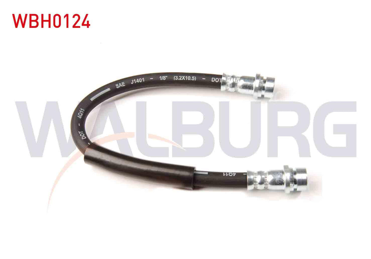 WALBURG WBH0124 Brake Hose Rear Left-Right 300mm Ford Fiesta V 2001-2008 — Brake Hydraulics