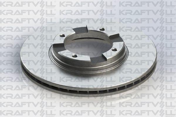 KRAFTVOLL Front Brake Disc 07040061 - 242mm Ventilated Type for Accent & Excel Pony — Brake Rotors & Drums