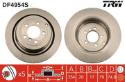 trw df4954s rear brake discs for range rover, high carbon ventilated brake discs for cars TRW DF4954S Rear Brake Discs - Performance Brake Discs for Range Rover L322 (2002-2009) | 14 in TRW DF4954S Rear Brake Discs for Range Rover trw, brake-discs, range-rover, car-parts, mechanic-tools, car-owners, automotive-repair, performance-parts, ai-generated, brake-systems