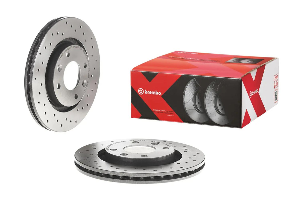 Brembo 09.8695.1X Brake Disc Front Xtra Opel — Brake Rotors & Drums