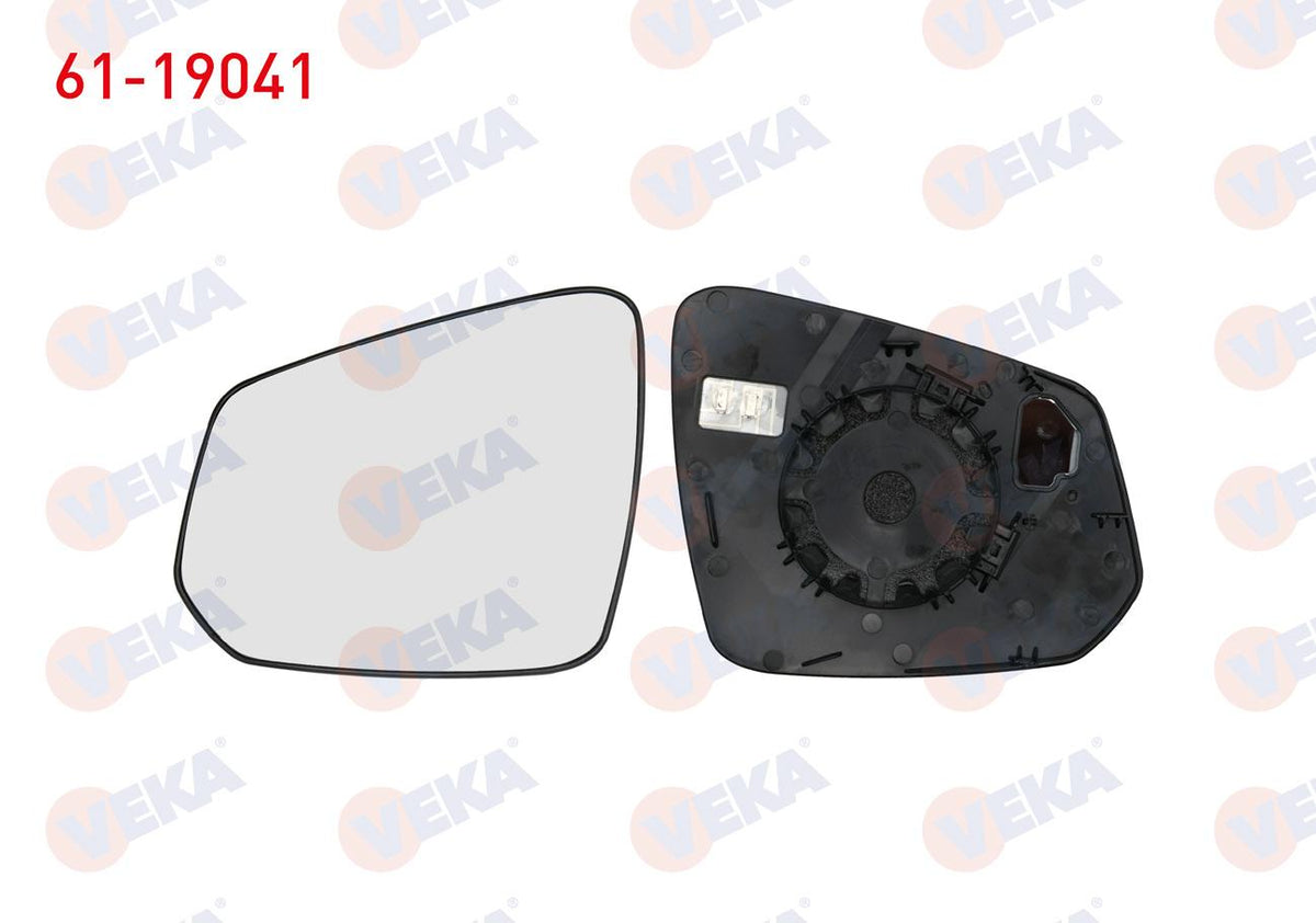 Veka 61-19041 Ford Courier 2024 Model onwards Mirror Glass Left Pair Acılı Heated — Mirrors