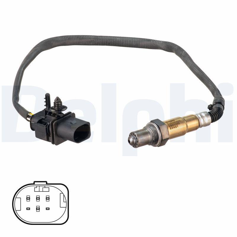 Delphi ES21355-12B1 Oxygen Sensor Accent III i30 1.5 1.6 CRDi 06-13 — Oxygen & Air-Fuel