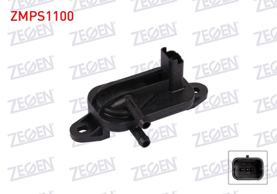 Zegen ZMPS1100 Map Sensor Fiat Scudo 2.0 Mjt 2007-/ Mini Cooper (R56) D 2006-2010 / Peugeot 206 1 — Engine Management Sensors