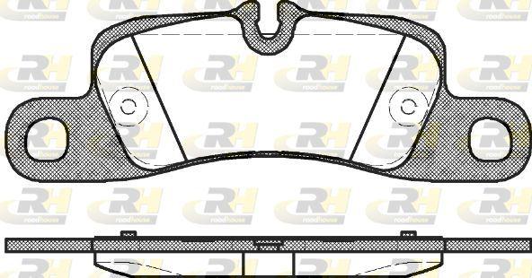ROADHOUSE 21379.00 Brake Pad Cayenne 995 09 02-Xx — Brake Pads