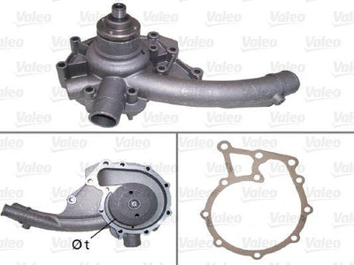 Valeo 506095 Water Pump Mercedes W123 W201 S123 C123 M102 80-93 — Water Pump & Thermostat