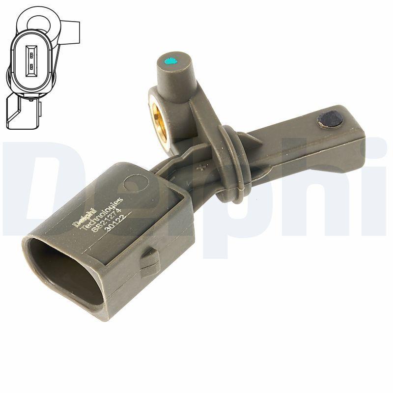 Delphi ABS Sensor VW - SS21274-12B1 Active Sensor — Brake Sensors & ABS
