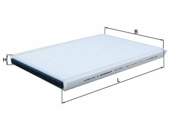 MAHLE LA441 Pollen Filter - Cabin Air Filter for Kia and Hyundai Vehicles — Air & Cabin Filters