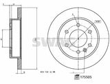 SWAG 33105350 — Brake Rotors & Drums
