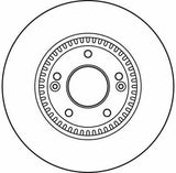 TRW Brake Discs DF6108S - Ventilated Design for Hyundai i40 & ix35 — Brake Rotors & Drums