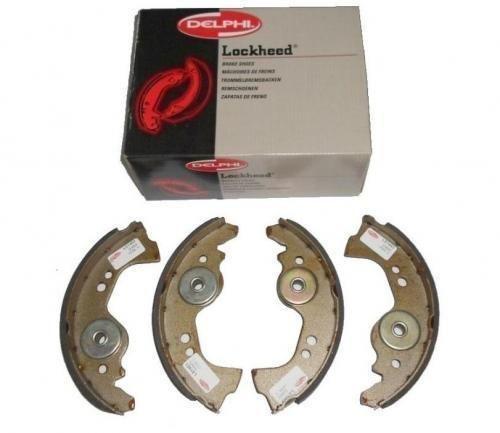 Delphi Brake Pad Set for Opel Astra H - Rear Drum Brake Pads for 4 Wheel Install