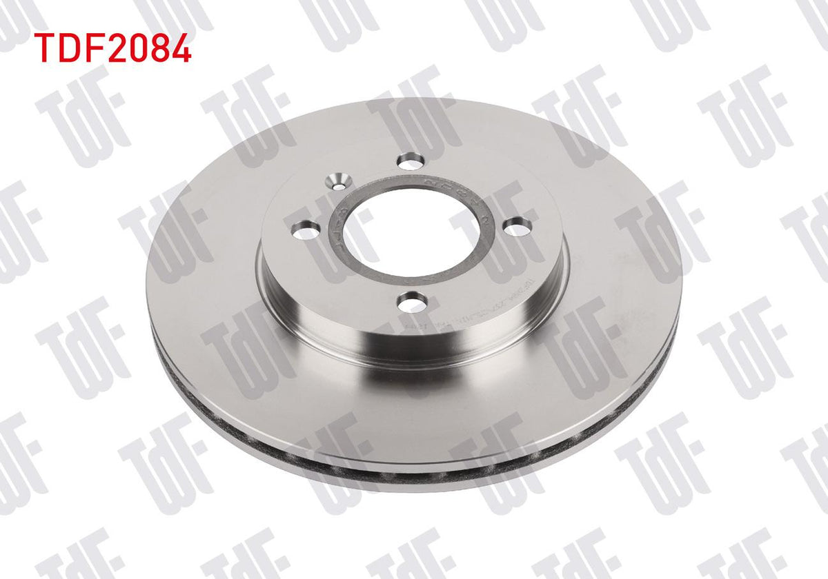 TDF TDF2084 Brake Disc Front Air 4 Bjn 256X20x65x38,8 Polo Classic 1.4-1.6 1995-2001 / Caddy II 1.9 TD — Brake Rotors & Drums
