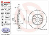 BREMBO 09.A727.11 — Brake Rotors & Drums