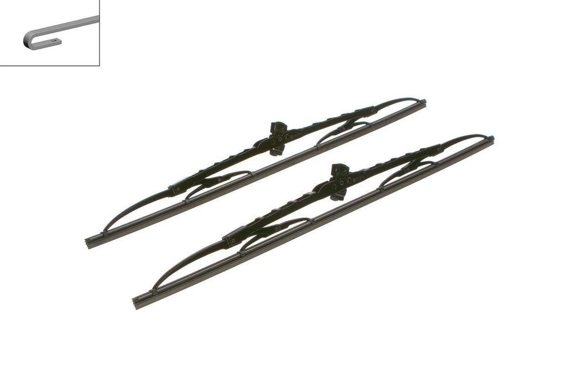 Bosch 3397118400 Wiper Blade Front Set Clio / Megan I Bm 96