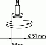 SACHS 315297 Front Shock Absorber - Quality Replacement for 2008 Kangoo — Shocks & Struts