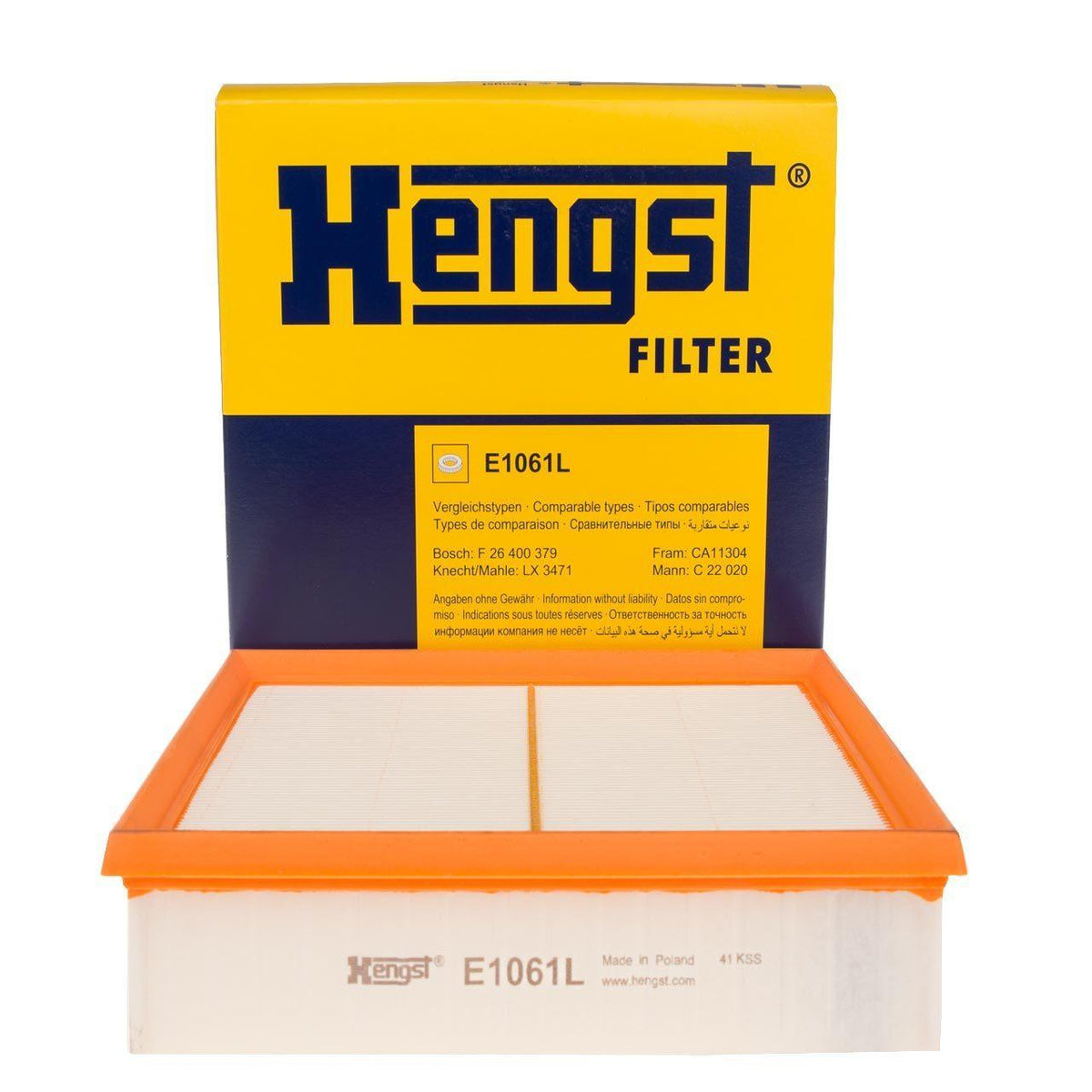Hengst Air Filter - Compatible with Mercedes CLA 180d Diesel Models — Air & Cabin Filters
