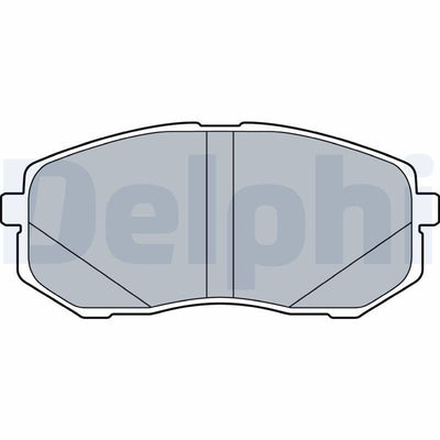 Delphi LP3538 Brake Pad Front Hyundai Tucson 16-20 ix-35 10-15 Kia Sportage 11-18 I-40 12-15 Kona 18- 1.6-2.0 GD — Brake Pads