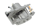 ford mondeo 2001-2007 left front brake caliper, high-quality aftermarket brake caliper for ford mondeo, installation view of ford mondeo brake caliper Ford Front Brake Caliper for Mondeo 2001-2007 - Quality Aftermarket Part | Left Side Ford Mondeo Front Brake Caliper | 2001-2007 Models ford, mondeo, brake-caliper, front-brake-caliper, aftermarket, car-repair, mechanics, brake-parts, auto-parts, ai-generated