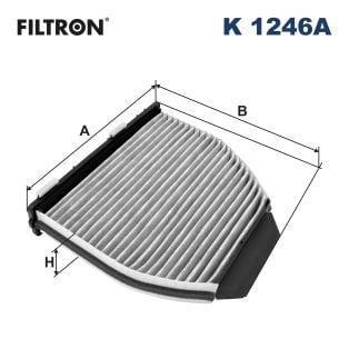 FILTRON K1246A Pollen Filter - Active Carbon Filter for C180-C200 Series Vehicles — Air & Cabin Filters