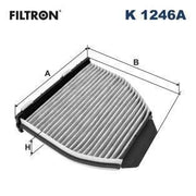 filtron k1246a pollen filter active carbon, active carbon filter for c180 series vehicles, filtron replacement pollen filter FILTRON K1246A Pollen Filter - Premium Active Carbon Filter for C180-C200 Series Vehicles | 10.67 x 10.24 x 3.35 in FILTRON K1246A Pollen Filter - Active Carbon Filter for Vehicles filtron, pollen-filter, active-carbon-filter, c180-c200, vehicle-maintenance, car-air-filter, cabin-air-filter, car-replacement-part, ai-generated, car-care