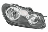 HELLA Halogen Headlight for 09 Golf VI - Right Signal, Daytime Running Light — Headlights