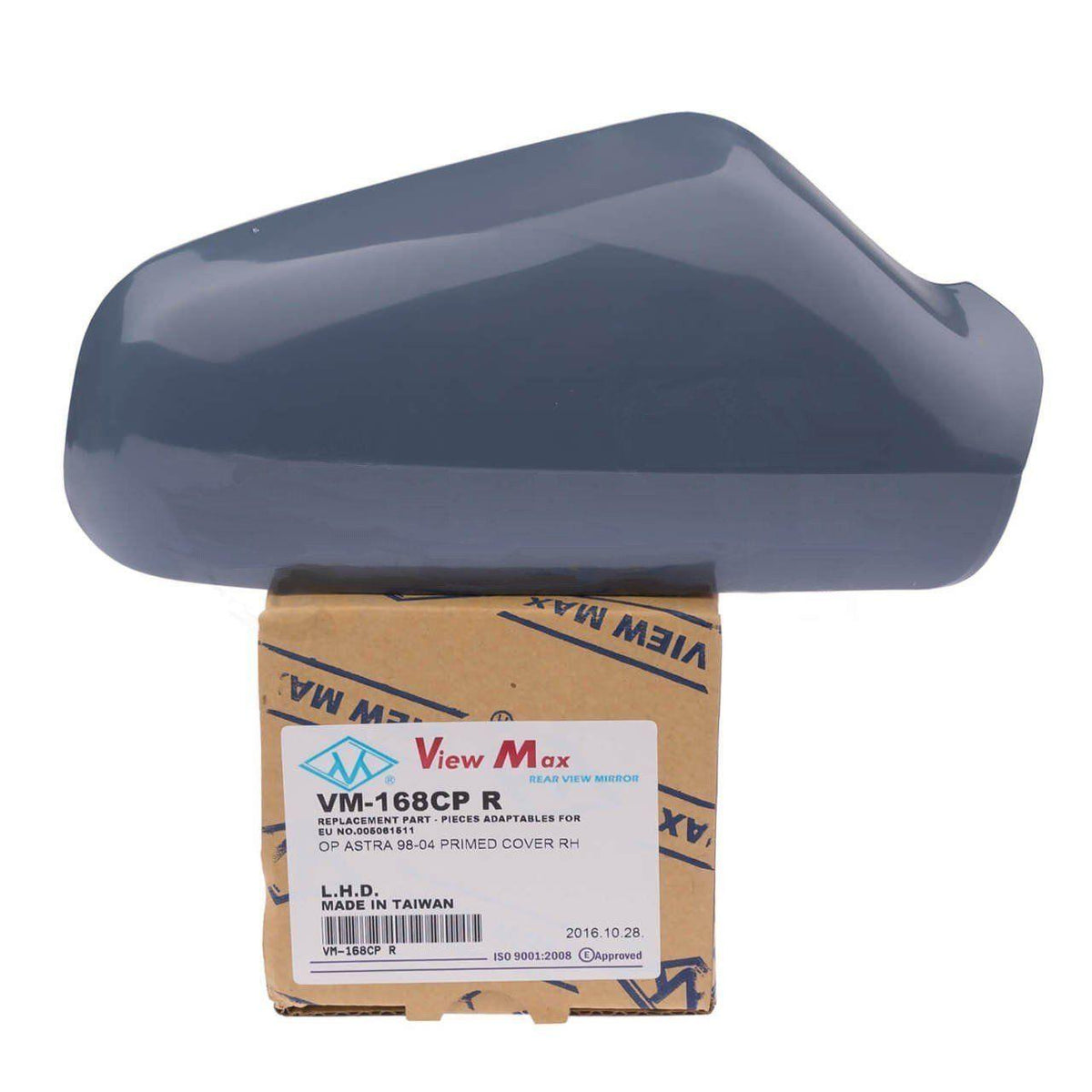 Viewmax VM168CPR Opel Astra G Right Outer Dikiz Mirror Cover Primed 6428742 168CPR — Mirrors