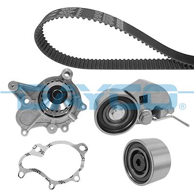 Dayco KTBWP9661 Timing Belt Kit + Water Pump Elantra Grandeur Santa Fe Sonata Tucson 2.0 CRDi 01-12 — Water Pump & Thermostat