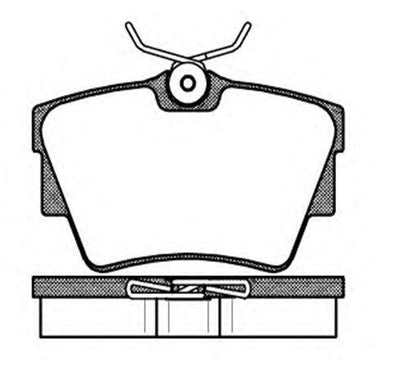 MGA 55155 Brake Pad Rear Traffic II Traffic III Vivaro Talento 1.6 R9m 1.9 F9q 2.0 M9r — Brake Pads