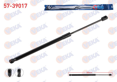 Veka 57-39017 Trunk Gas Strut 500mm / 575N Skoda Octavia 2013-2017 — Support Rods & Struts