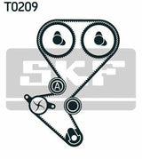 SKF VKMC03258 Timing Belt Kit with Water Pump - 1.4L 16V Engine — Water Pump & Thermostat