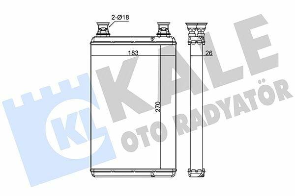 Kale Radiator 370610 - Heater Radiator for Mercedes-Benz S-Class W221 & C216 — Radiators & Fans