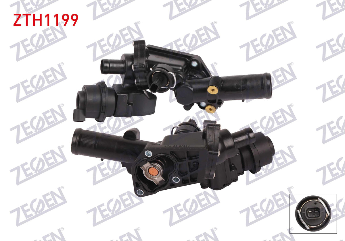 Zegen ZTH1199 Thermostat with Switch 83 C Clio IV-Captur 1.5 dCi 12-/ Megane III-Kangoo-Scenic III — Water Pump & Thermostat