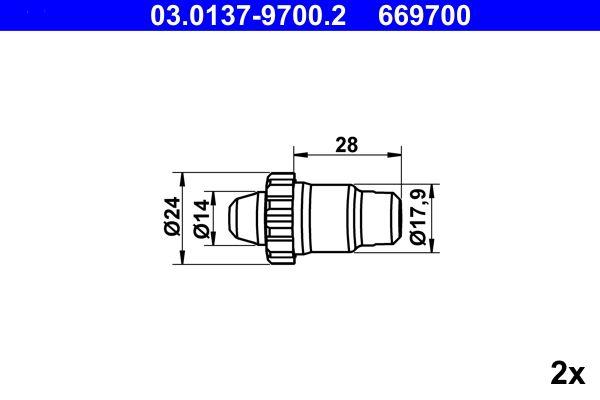 ATE 03.0137-9700.2 Repair Kit
