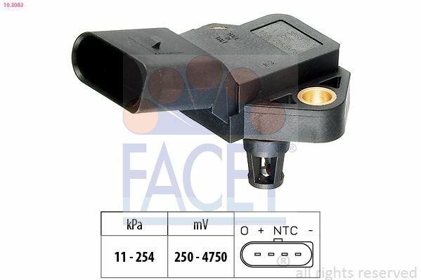 facet-map-pressure-sensor-10-3083-front-view, facet-map-pressure-sensor-10-3083-installation, facet-map-pressure-sensor-10-3083-specifications FACET Map Pressure Sensor 10.3083 - Precision for Beetle, Caddy, Eos, Golf | Compatible Models 1.2, 1.4, 1.9 FACET Map Pressure Sensor 10.3083 facet, map-pressure-sensor, beetle, caddy, eos, golf, automotive, engine-parts, high-accuracy, ai-generated