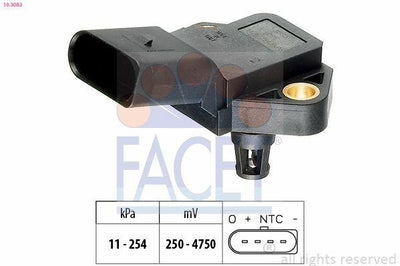 FACET Map Pressure Sensor 10.3083 - Precision for Beetle, Caddy and 2 more models — Vehicle Sensors & Switches