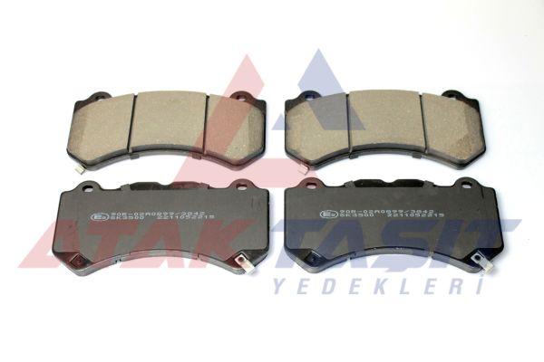 AP 05P2215 Brake Pad Front with Wear Indicator Jeep Grand Cherokee IV (Wk,Wk2) 3.0 Crd 2010 — Brake Pads