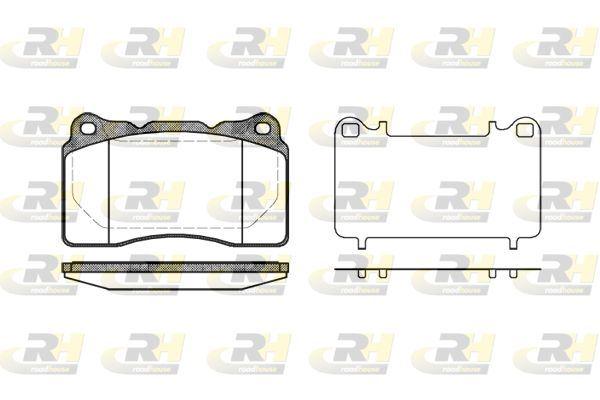 ROADHOUSE 2666.10 Brake Pad S60 Sedan 11 00 — Brake Pads