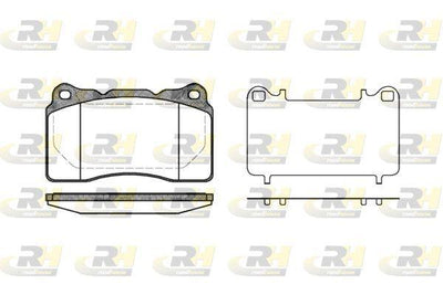 ROADHOUSE 2666.10 Brake Pad S60 Sedan 11 00 — Brake Pads