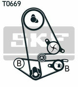 SKF VKMA93600 Timing Belt Set - Precision for Honda Accord 1990-1998 & Rover 600 1994-2000 — Belts