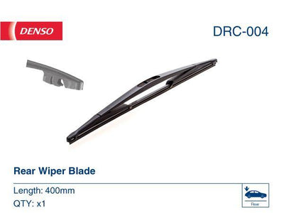Denso DRC-004 Wiper Blade Rear 400 mm 91=-98 Clio I Opel: Astra G 00-05 — Wipers