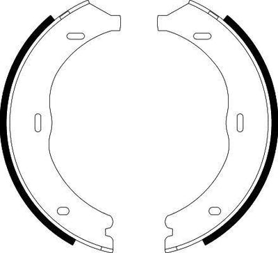 Hella 8DA355050-561 Brake Pad Rear (Park Brake Pabucu) Viano W639 03 > Vito W639 03 > Vito W447 14 > — Brake Pads