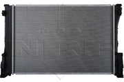 nrf m.benz w204 radiator front view, nrf m.benz w204 radiator side view, nrf m.benz w204 radiator detail close-up NRF M.Benz W204 M271-646 Automatic Water Radiator - Durable Aluminum Design for Car Owners and Mechanics | 640mm x 427mm x 27mm NRF M.Benz W204 Radiator - Durable Aluminum Construction nrf, m-benz, radiator, water-radiator, car-parts, mechanics, engine-cooling, automotive, aluminum-radiator, ai-generated