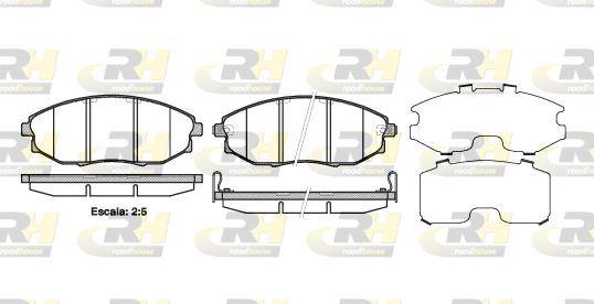 ROADHOUSE 21223.02 Brake Pad Epica Kl1_ Berlina Station Wagon — Brake Pads