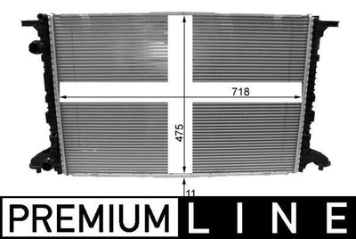 Mahle CR2177000P Water Radiator (718X475x11) Audi A4 14 TFSI 20 TDI 15-Cvn Deu Czh (Eno:8Mk376990011) — Radiators & Fans