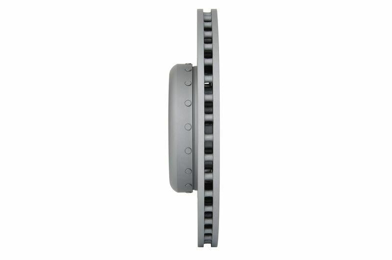 bosch disk brake 13-1 series front view, bosch disk brake 3 series top view, bosch brake disk detailed specifications BOSCH 0986479E10 - Disk Brake 13-1 Series (F20-F21) & 3 Series (F30-F80) | 2 Pieces BOSCH Disk Brake 13-1 Series - High-Performance Design bosch, disk-brake, car-parts, high-performance-brake, ventilated-brake-disk, drilled-brake-disk, mechanics, car-owners, braking-system, ai-generated