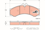 TRW GDB1288 Brake Pads - Front/Rear for VW LT 1997-2007 & Mercedes Sprinter 1995-2006
